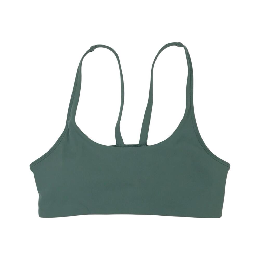 Vuori Forest Green Strappy Sports Bra
